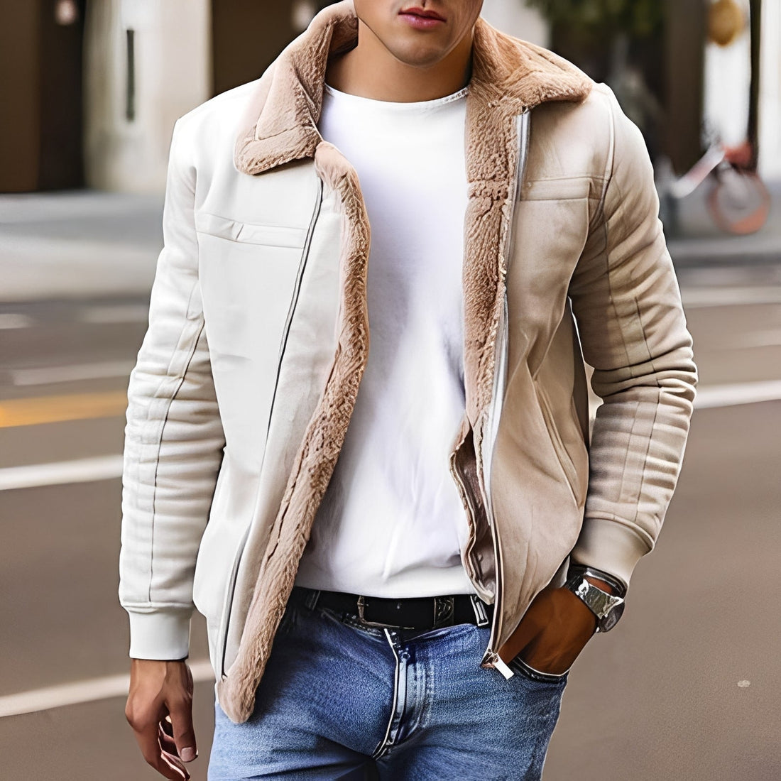 Josh - Dicke und warme Herrenjacke