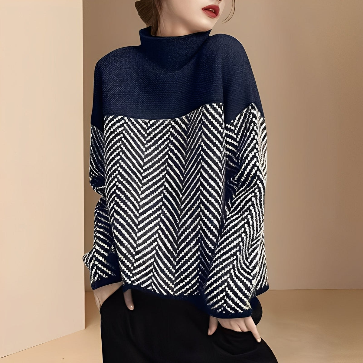 Maryann - Eleganter und kuscheliger Rollkragenpullover