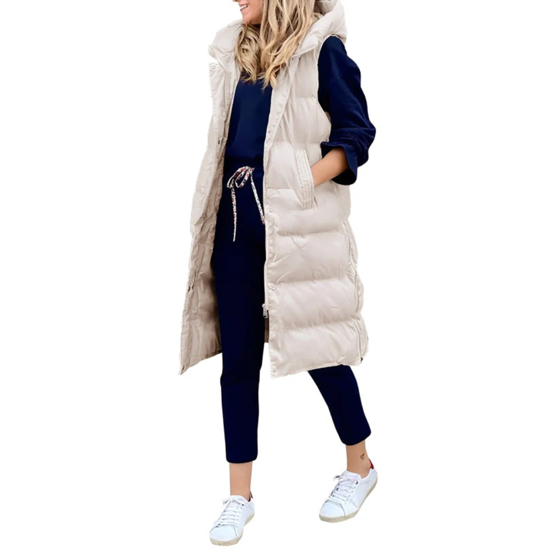 Amilia - Warmer und modischer ärmelloser Mantel