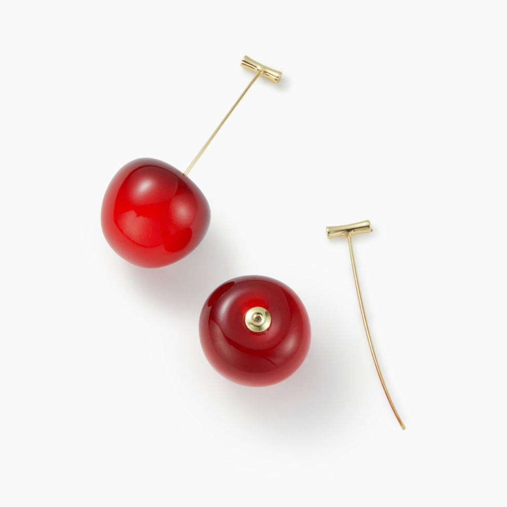 Red Cherry Ohrringe - Leichte Kirsch-Ohrringe