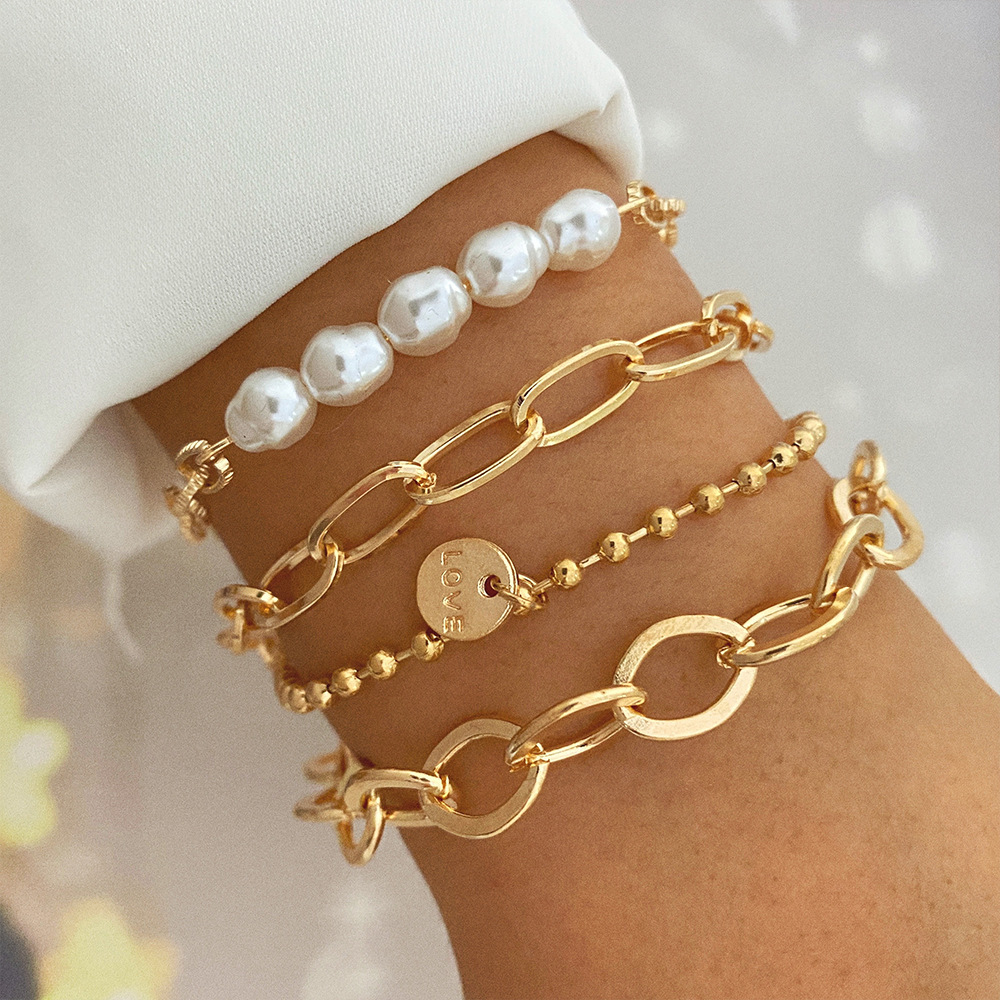18K Goldarmband - Armbandset für Mädchen aus Gold