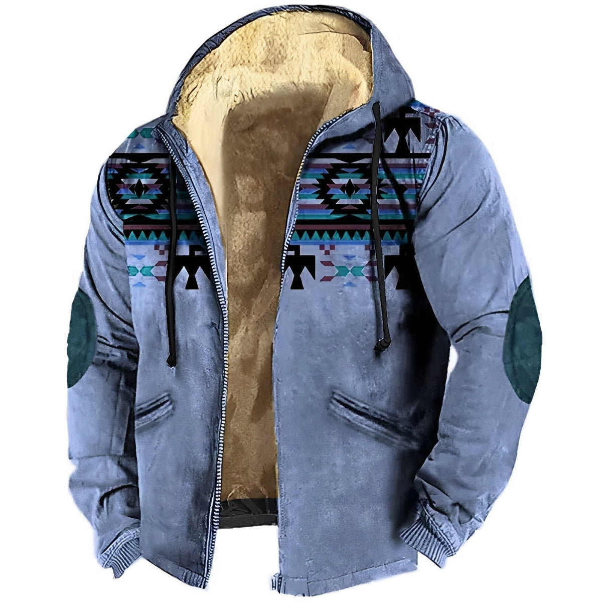 Edwin - Stylischer Herren-Hoodie mit ethnischen Mustern
