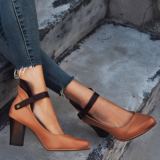 Irene - Stylische Sandalen mit breitem Absatz für Damen