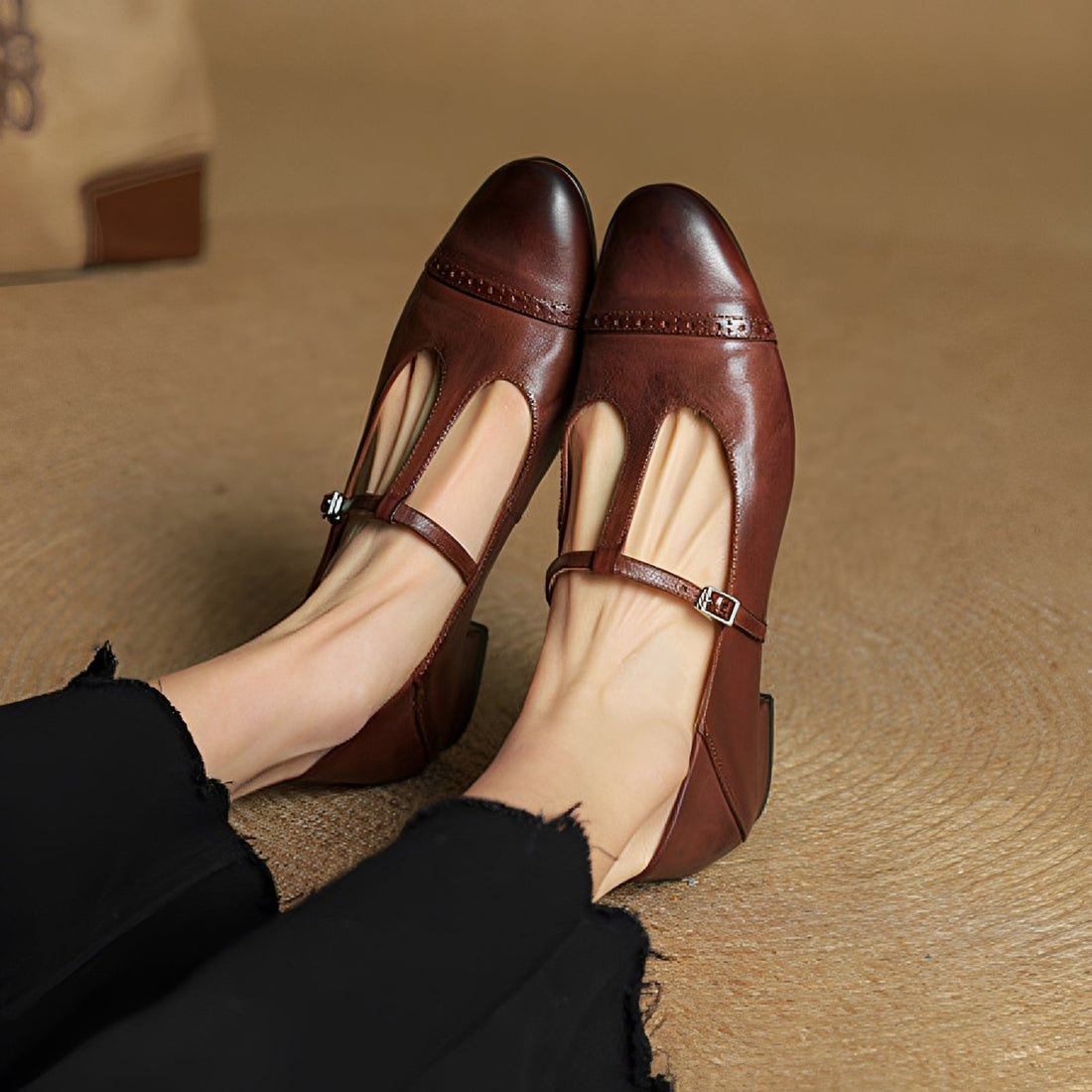 Aayan - Bequeme Flats mit Schnalle