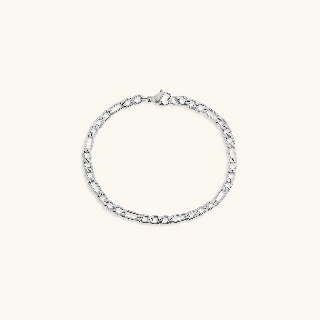 Saturn - Goldenes Kettenarmband