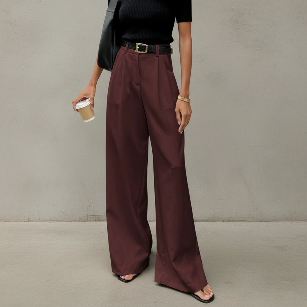 Marlene - Stylische Hose mit weitem Schnitt