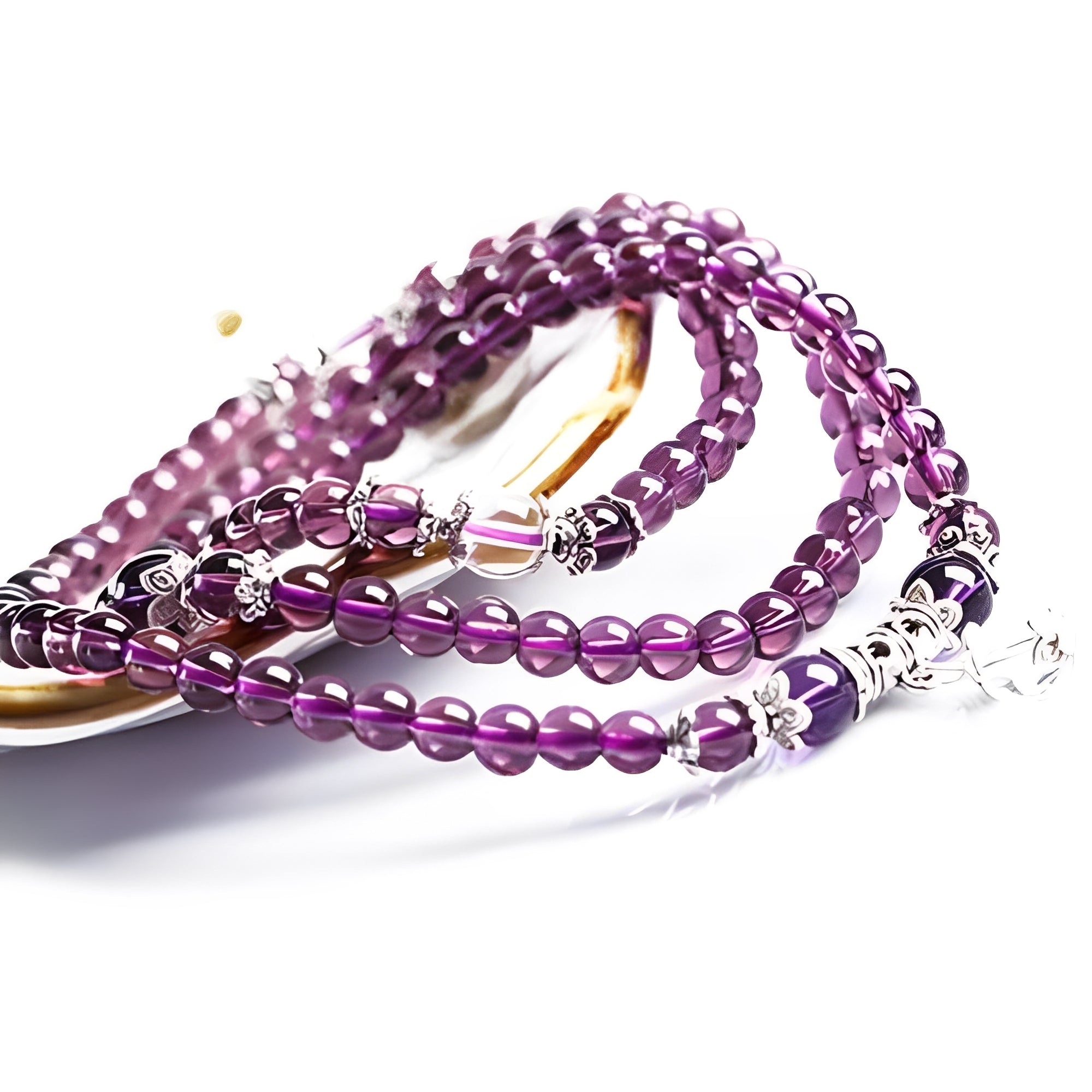 Mia – Spirituelles Armband und Halskette aus Amethyst