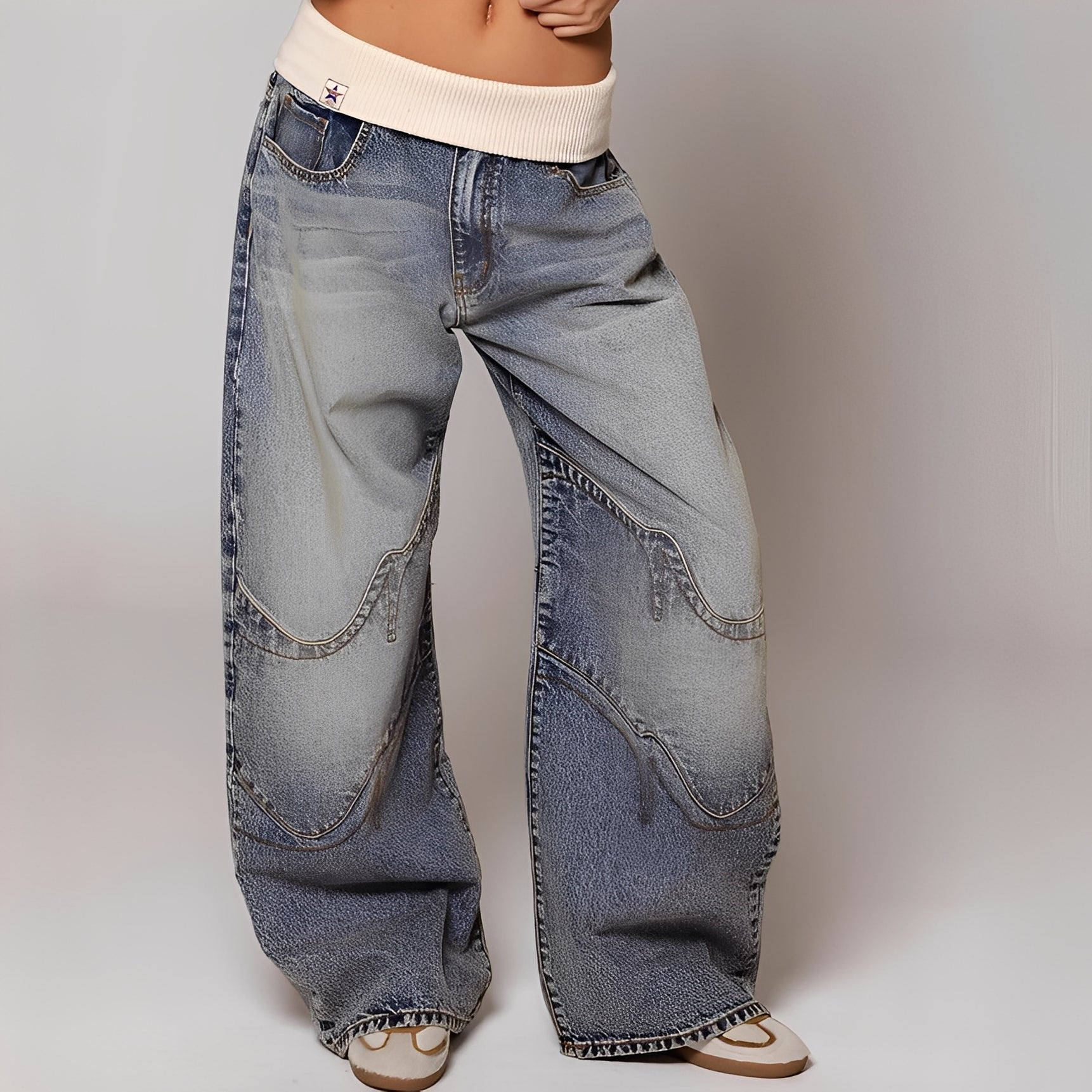 Vanessa - Komfortable, weit geschnittene Jeans
