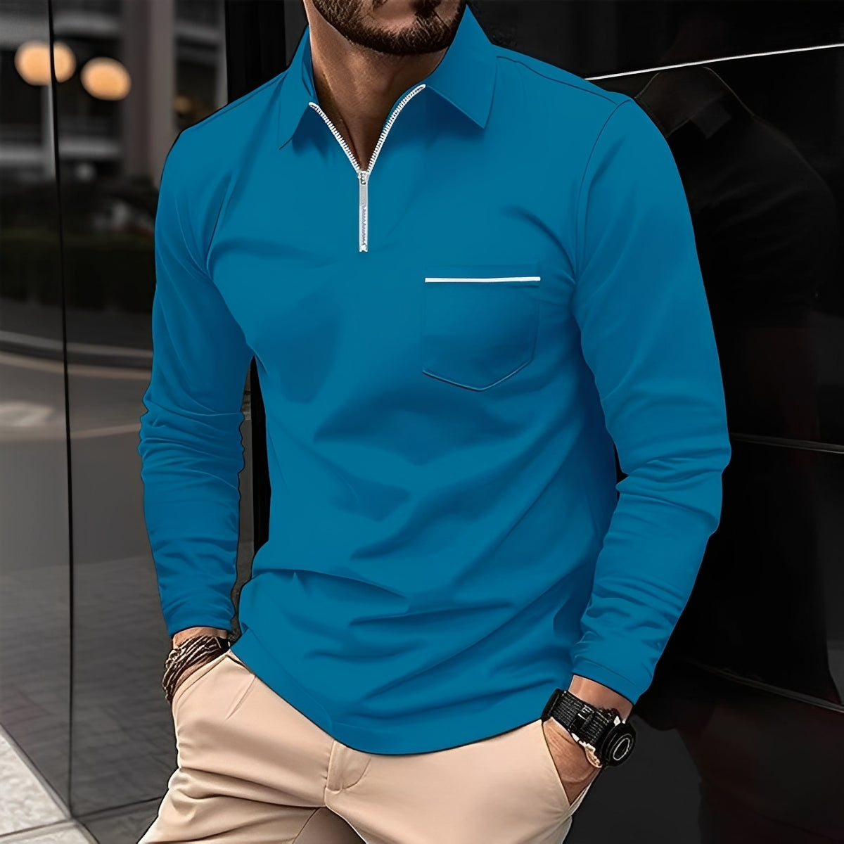 Florent - Angenehmes Langarmhemd