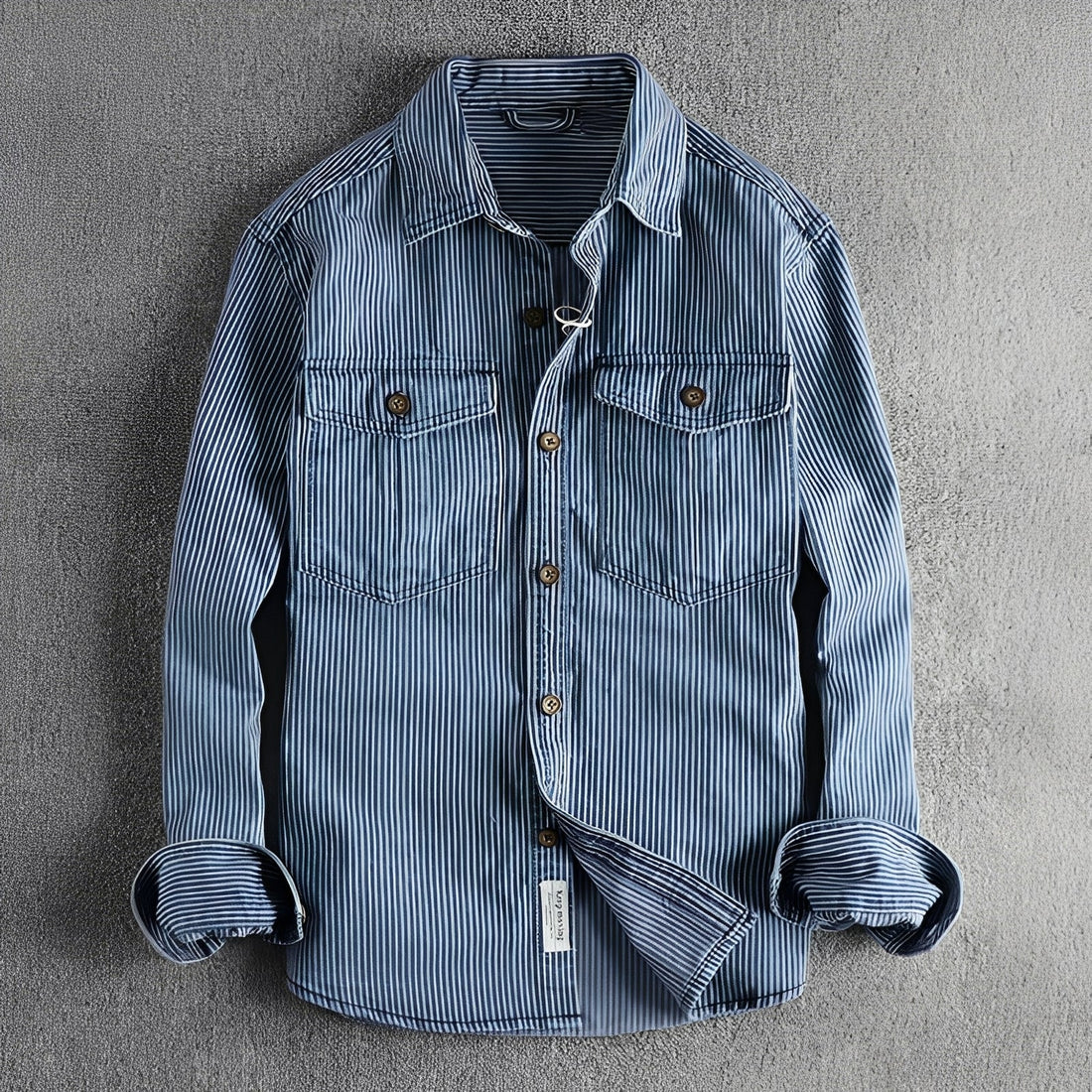 Justin - Klassisches Herren-Jeanshemd