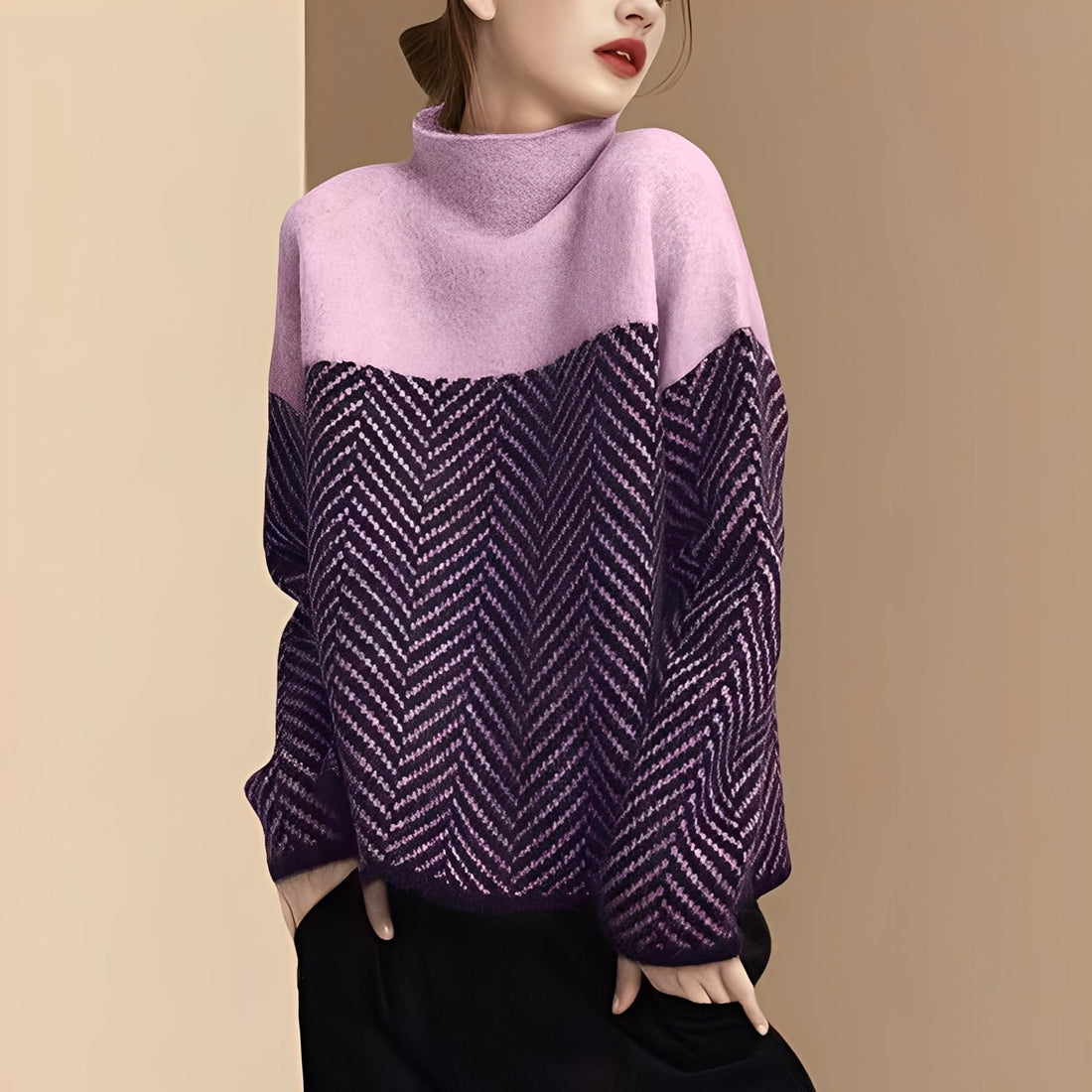 Maryann - Eleganter und kuscheliger Rollkragenpullover