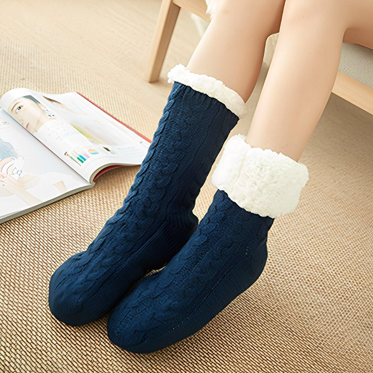 Jessica - Gemütliche Damensocken für kalte Wintertage