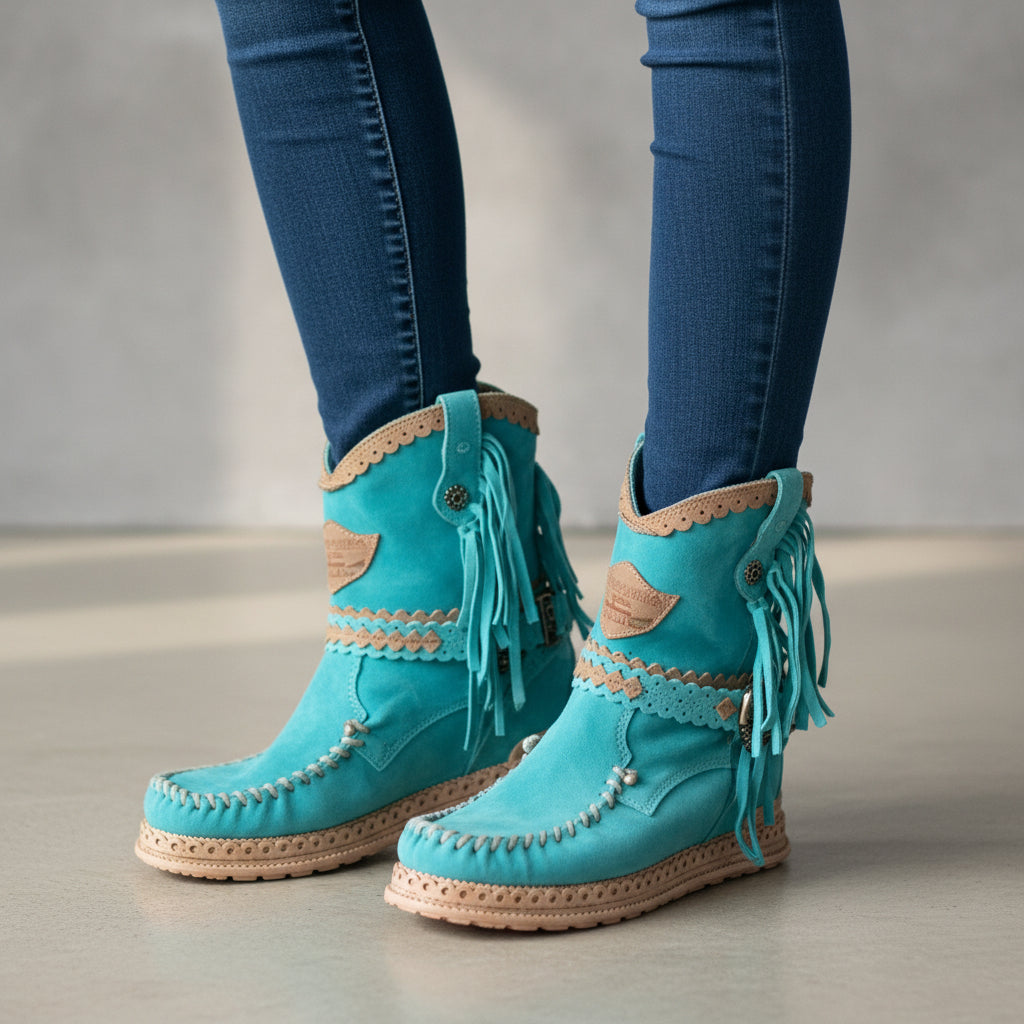 Brianna - Stilvolle Boho-Stiefeletten