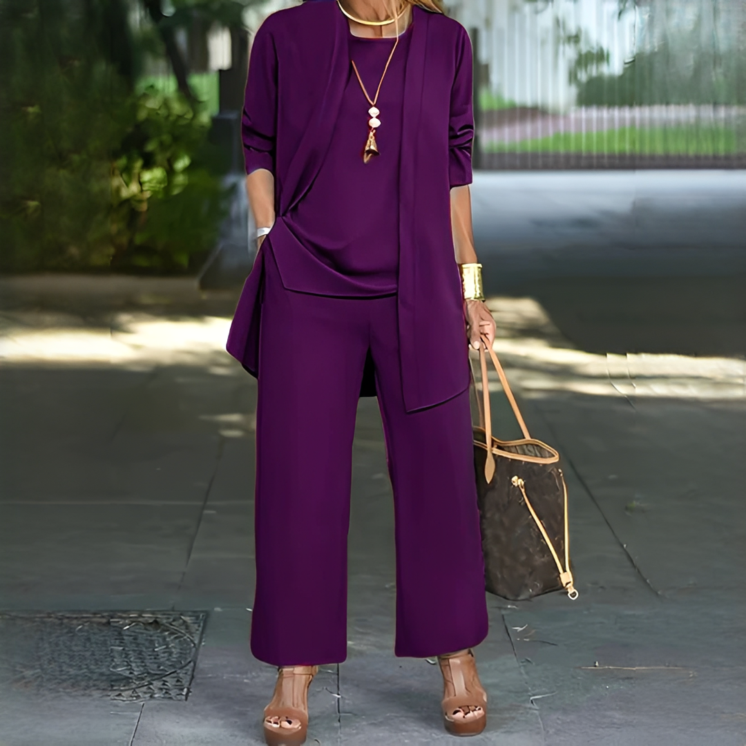 Aurella - Stilvolles Damen-Set in drei Teilen