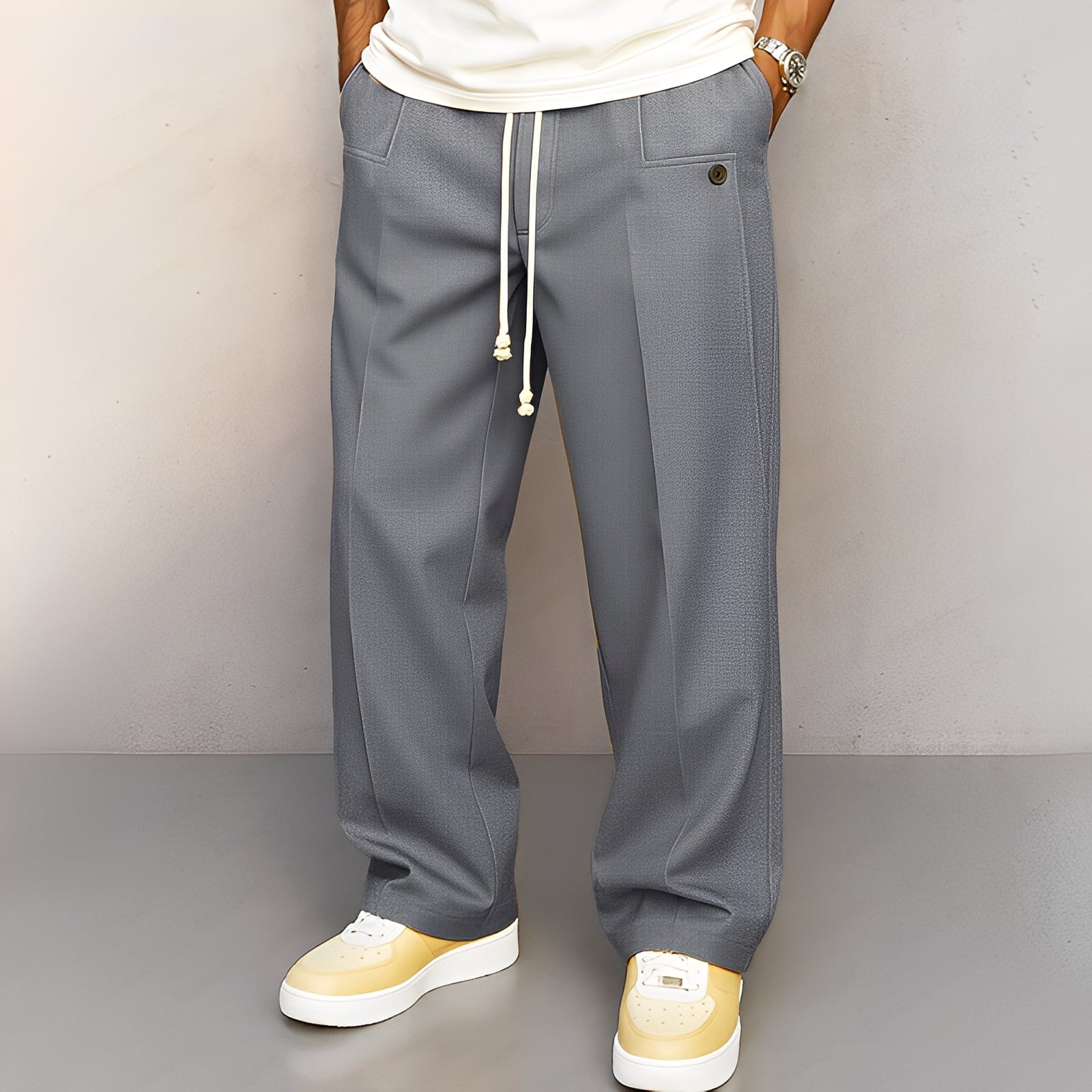 Henri - Bequeme Herrenhose mit Zugband