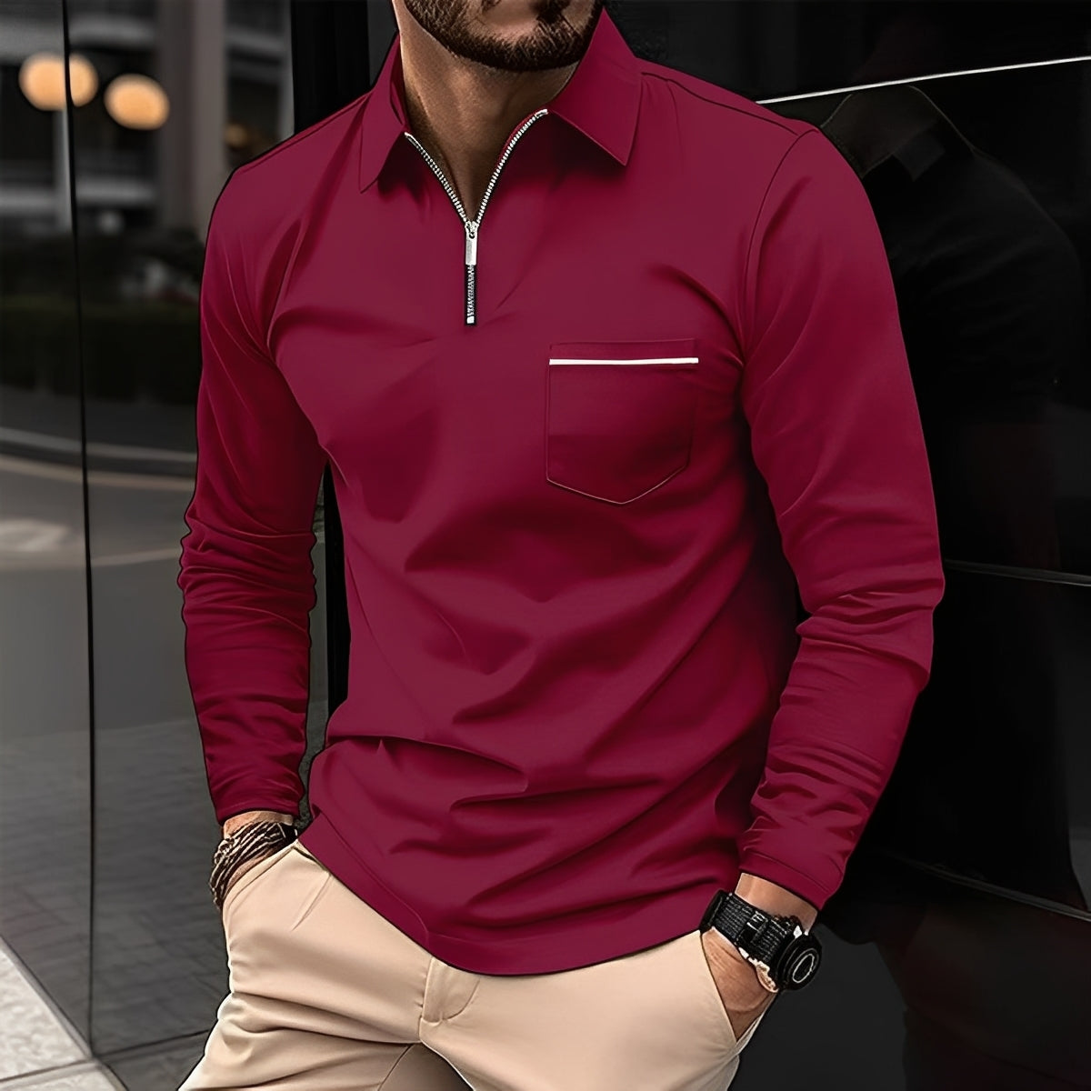 Florent - Angenehmes Langarmhemd
