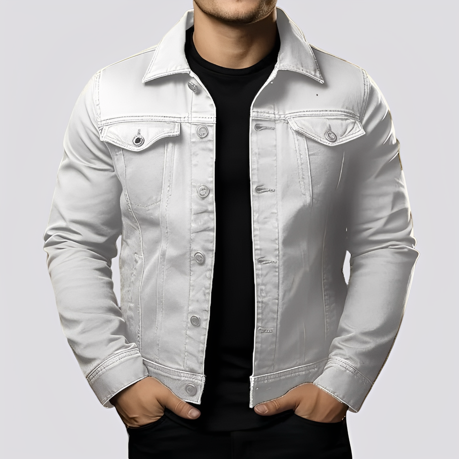 Maxwell - Traditionelle Männerjacke aus robustem Stoff