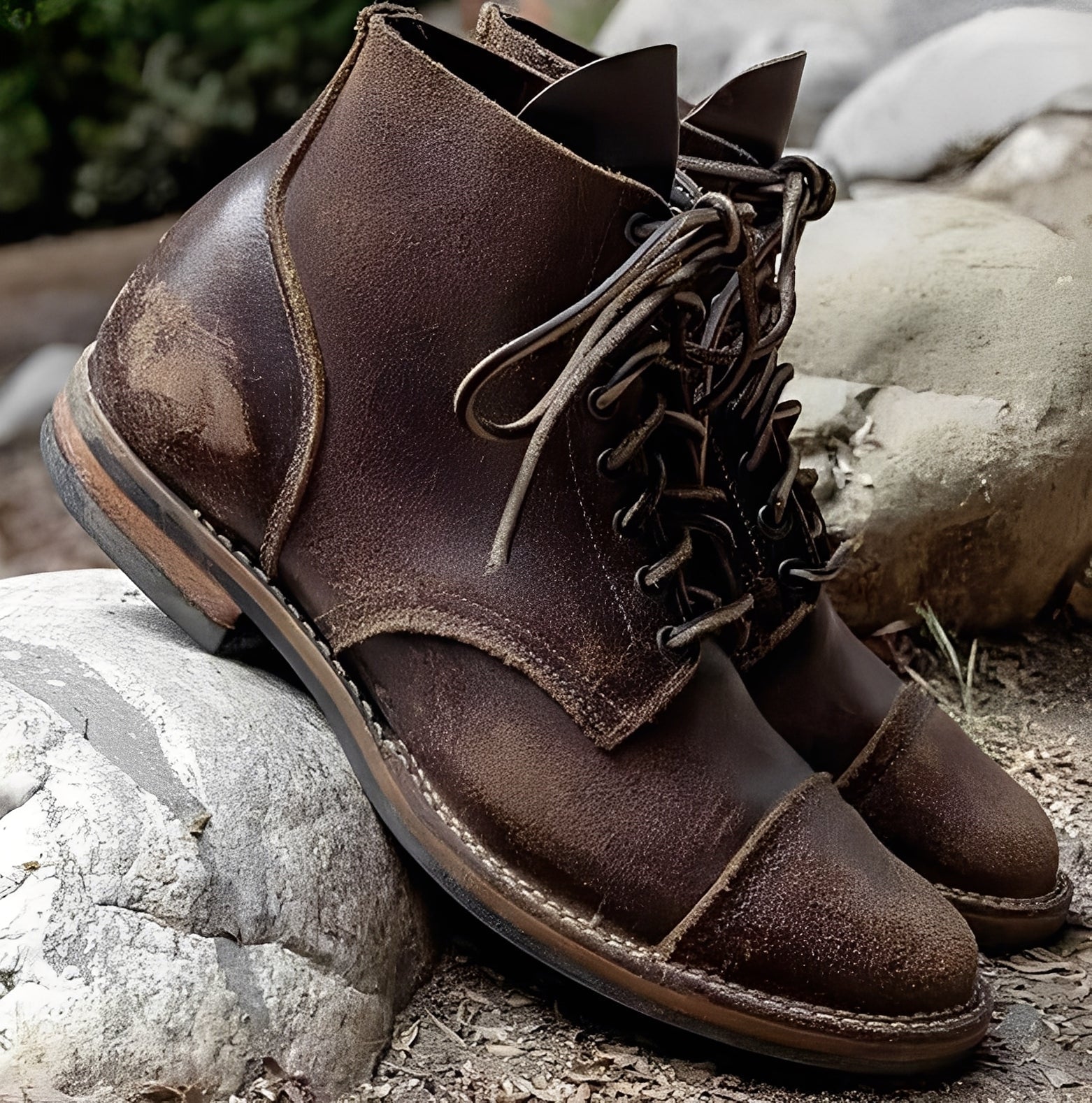 Garrick - Strapazierfähige Vintage-Stiefel
