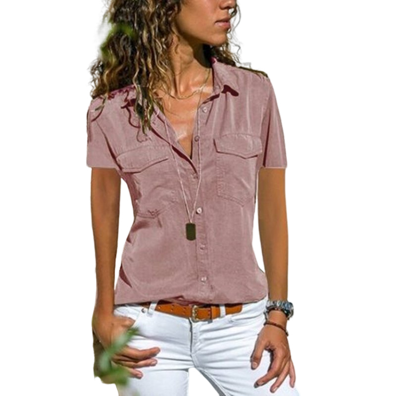 Lotti – Streetwear-Bluse mit kurzen Ärmeln