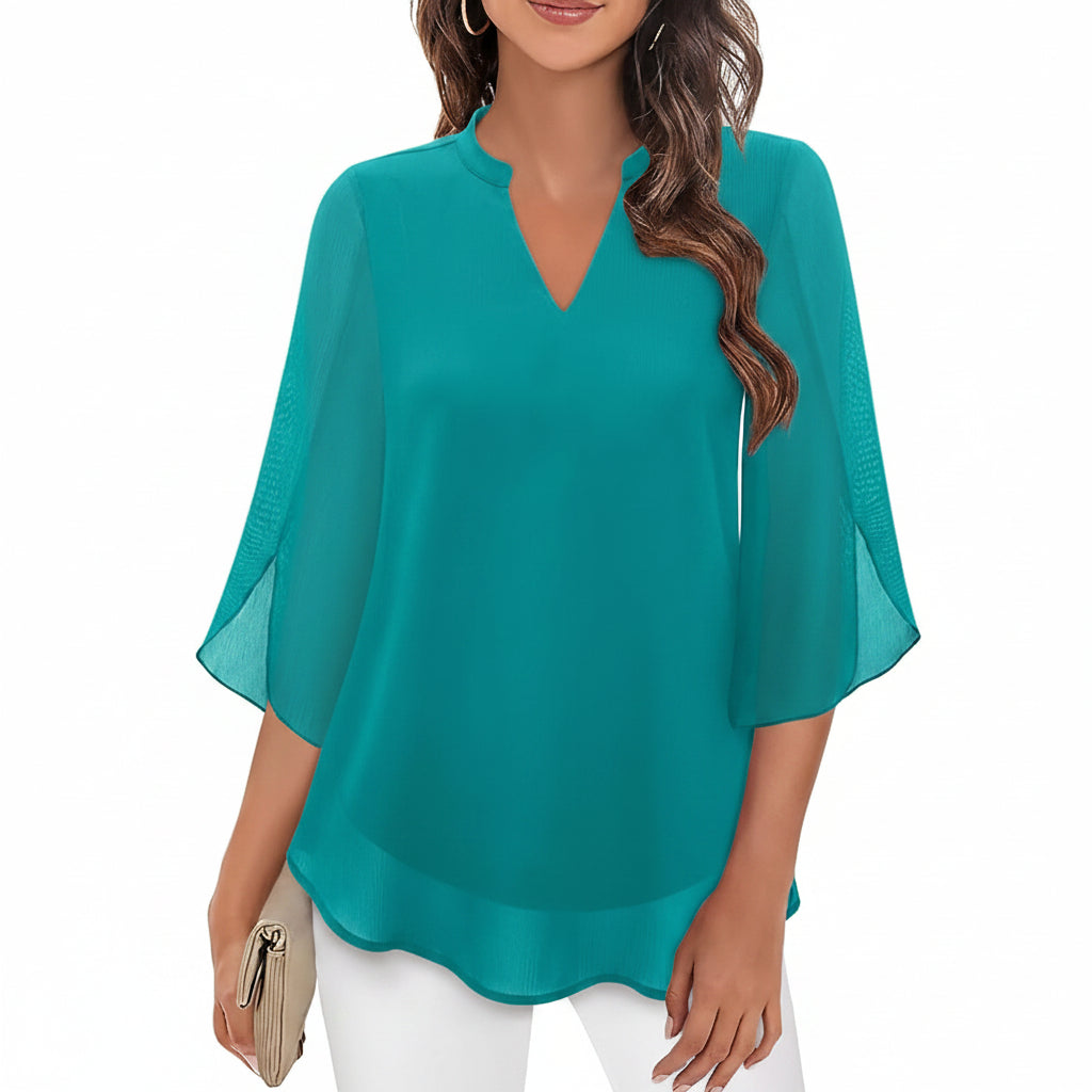 Brianna - Weit geschnittene Bluse mit eleganter Form