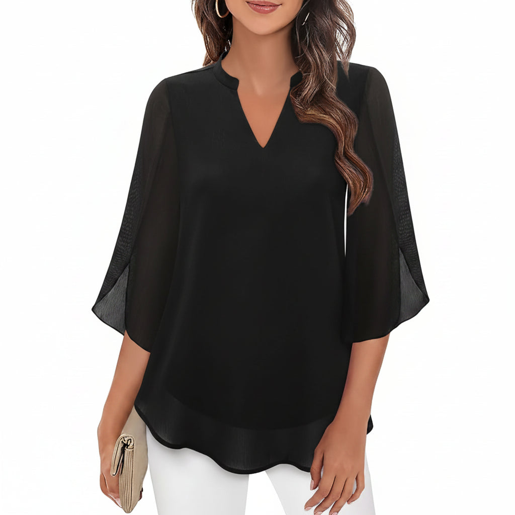 Brianna - Weit geschnittene Bluse mit eleganter Form