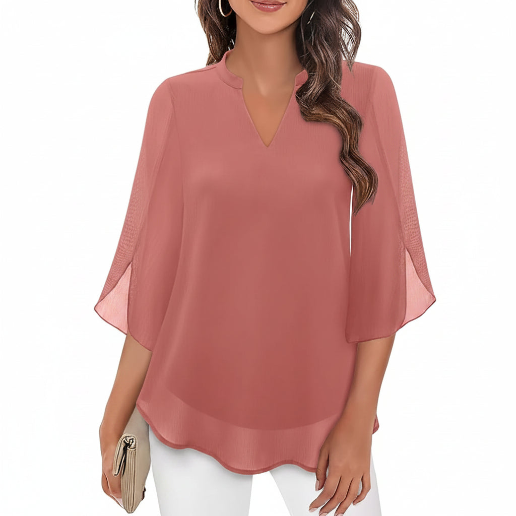 Brianna - Weit geschnittene Bluse mit eleganter Form