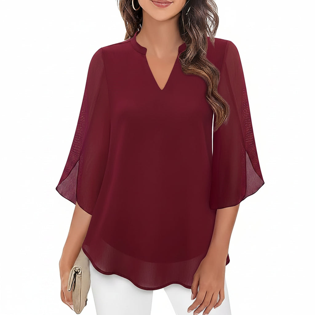 Brianna - Weit geschnittene Bluse mit eleganter Form