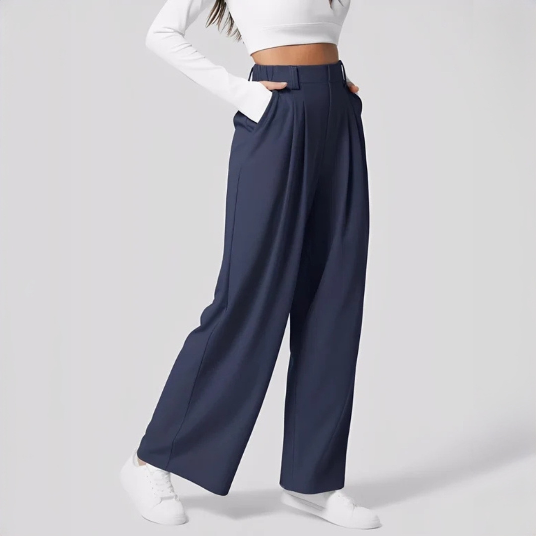 Montana - Bequeme Hose mit weitem Bein