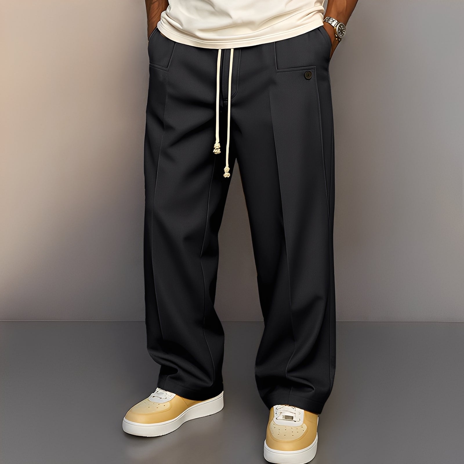 Henri - Bequeme Herrenhose mit Zugband