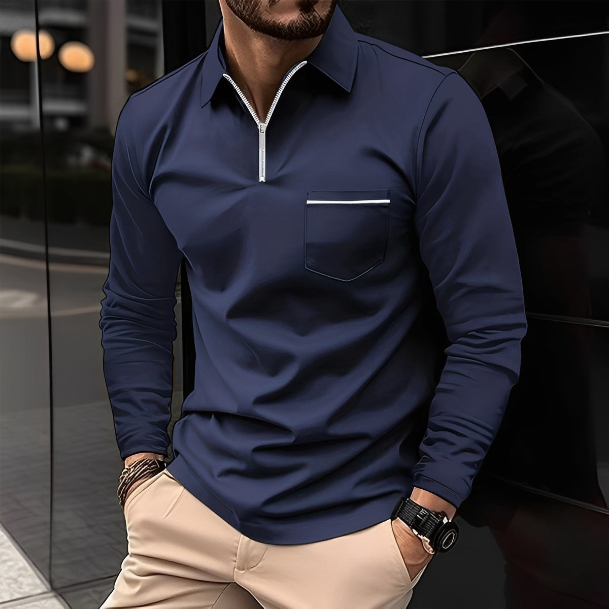 Florent - Angenehmes Langarmhemd