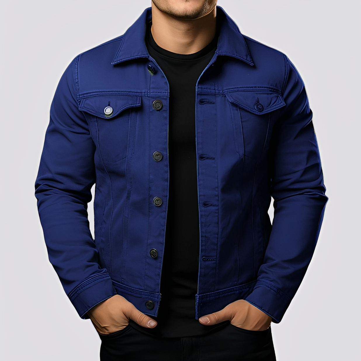 Maxwell - Traditionelle Männerjacke aus robustem Stoff