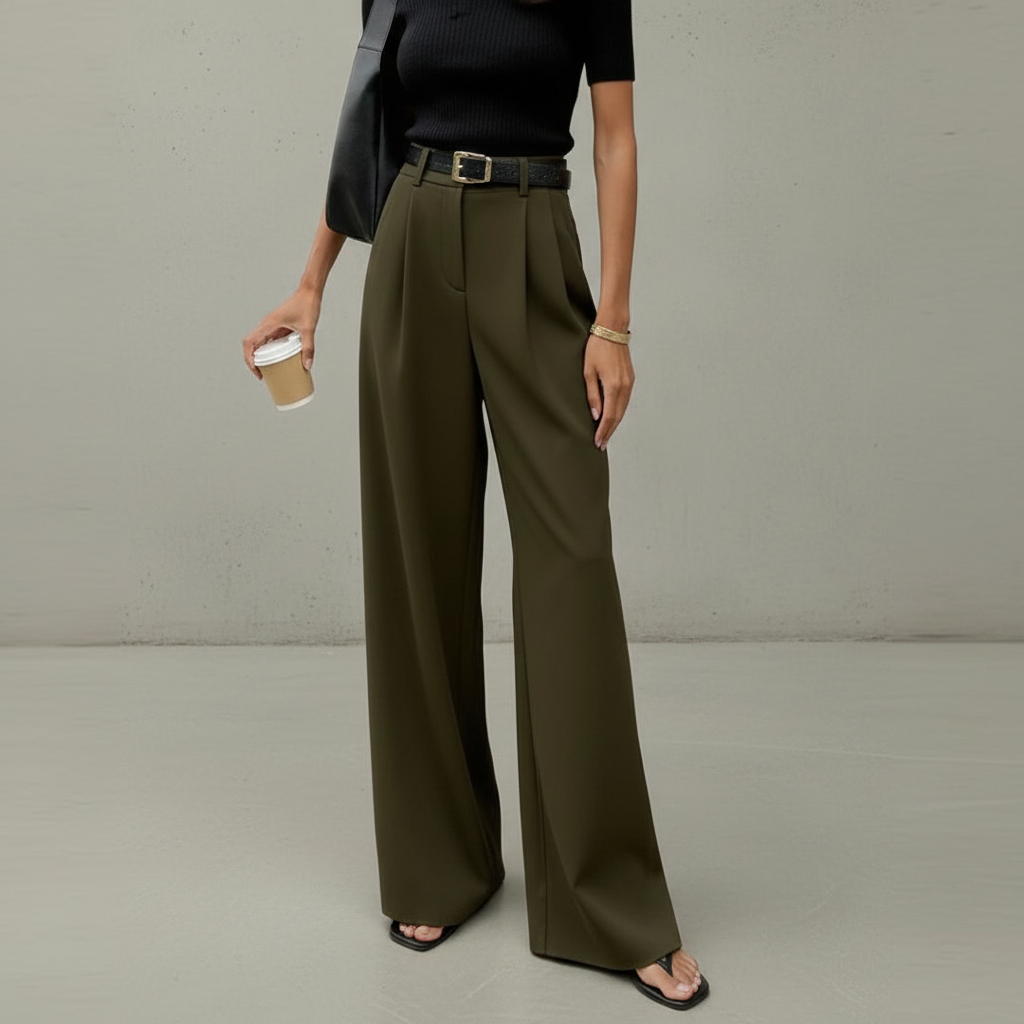 Marlene - Stylische Hose mit weitem Schnitt