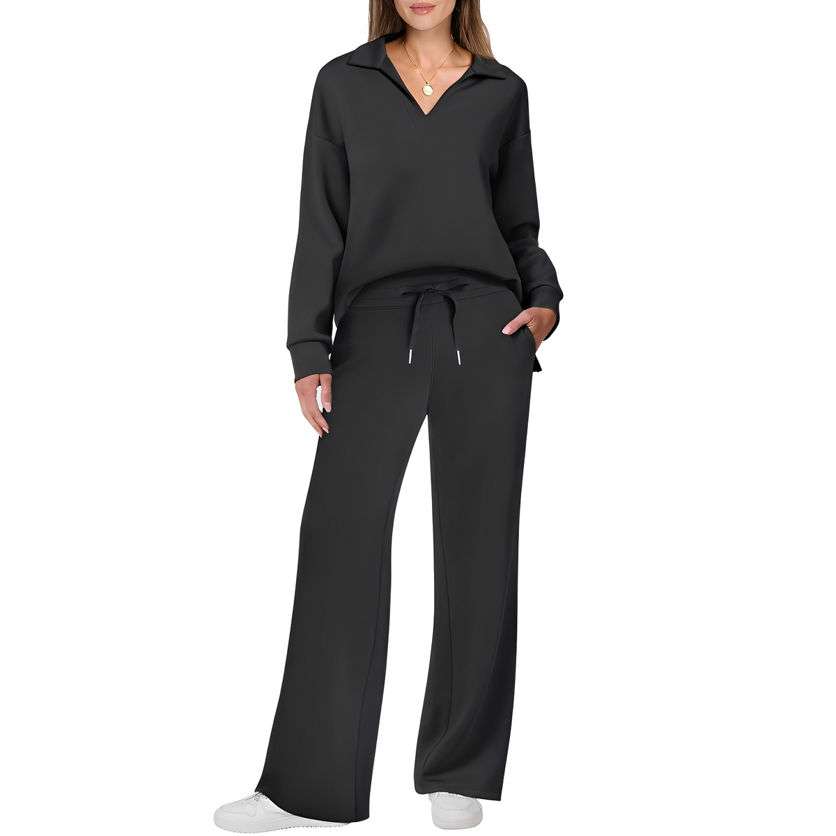 Justina - Komfortables Set für Damen mit Pullover und Hose