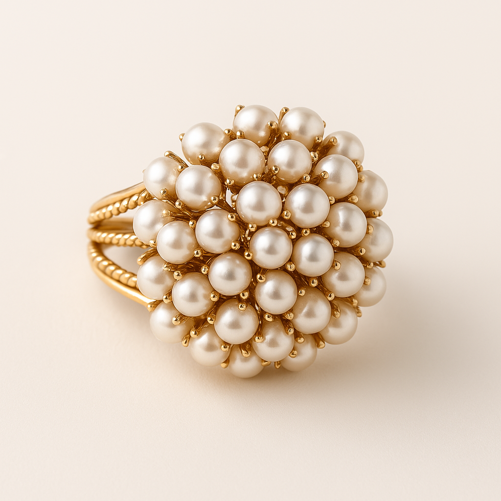 Sharnie – Ring mit eingearbeiteten Perlen