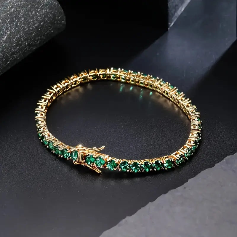 Aliona – Elegantes goldenes Virelli-Armband