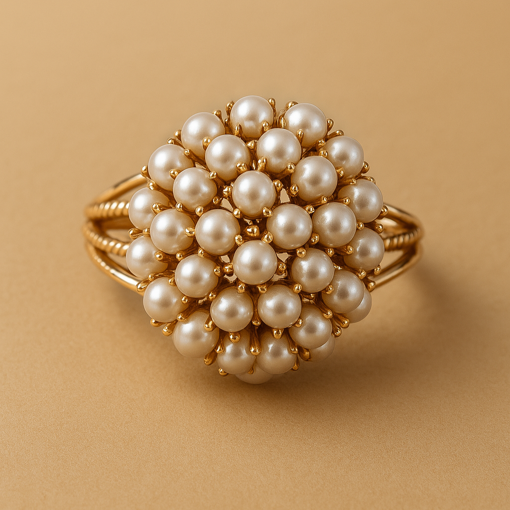 Sharnie – Ring mit eingearbeiteten Perlen