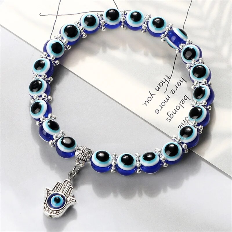 Evil Eye Ocean Style Fußkette - Karma und Glück