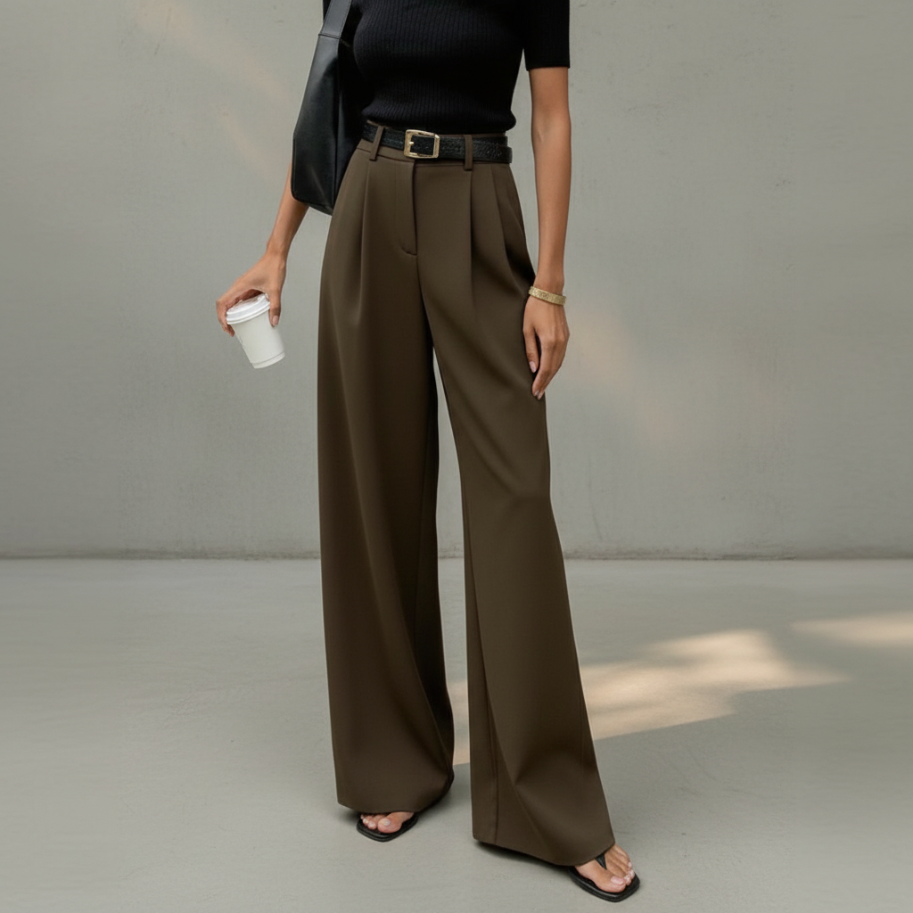 Marlene - Stylische Hose mit weitem Schnitt
