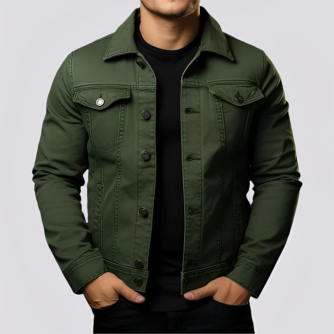 Maxwell - Traditionelle Männerjacke aus robustem Stoff