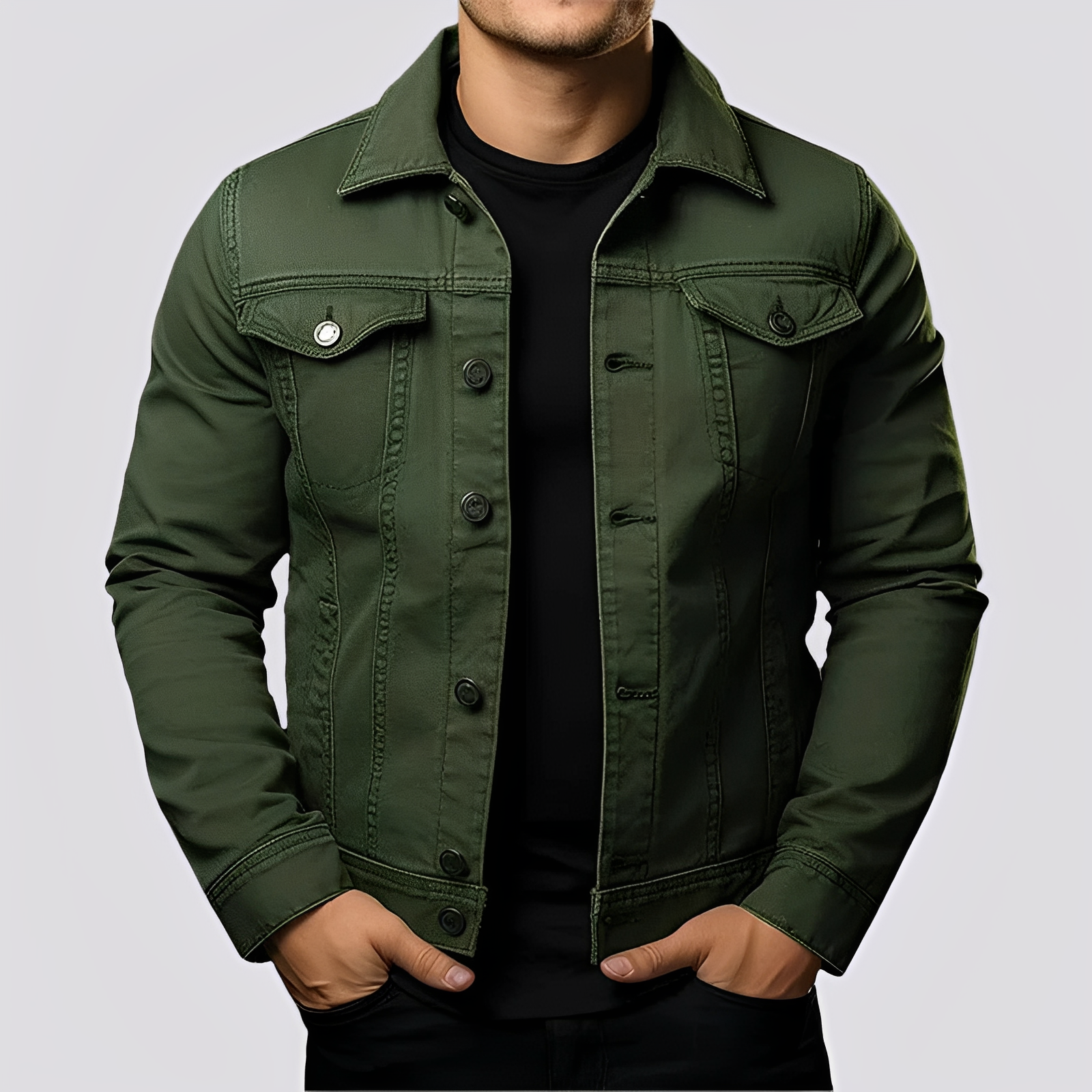 Maxwell - Traditionelle Männerjacke aus robustem Stoff