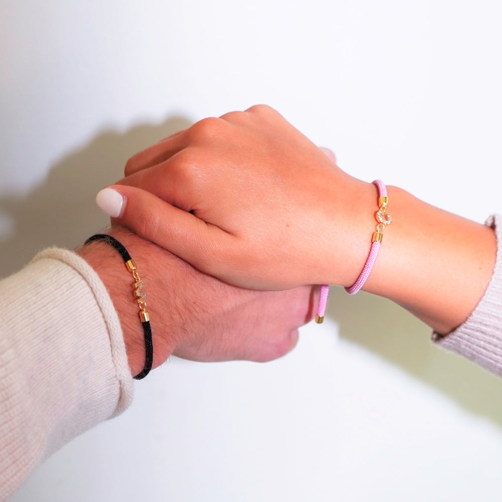 Calla – Verstellbares Armband mit graviertem Anfangsbuchstaben