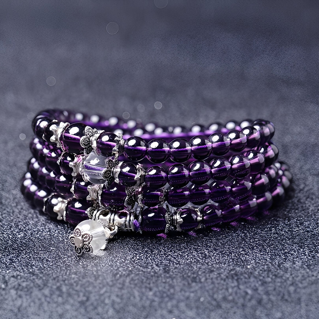 Mia – Spirituelles Armband und Halskette aus Amethyst
