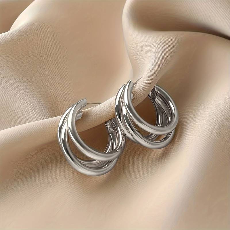 Drei-Ring-Hoop - 3 goldene Ringe