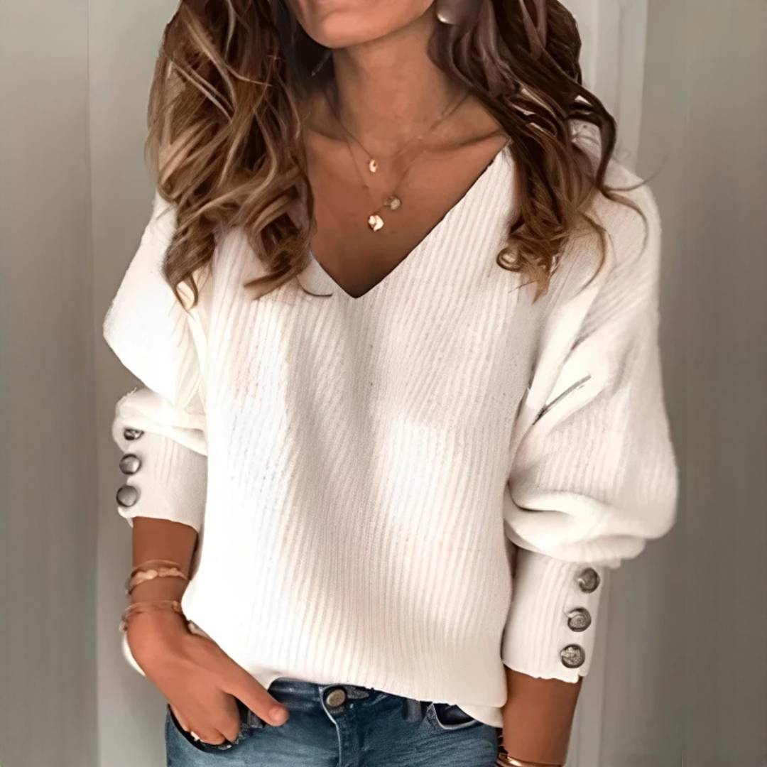 Beck - Schicker Pullover mit V-Ausschnitt