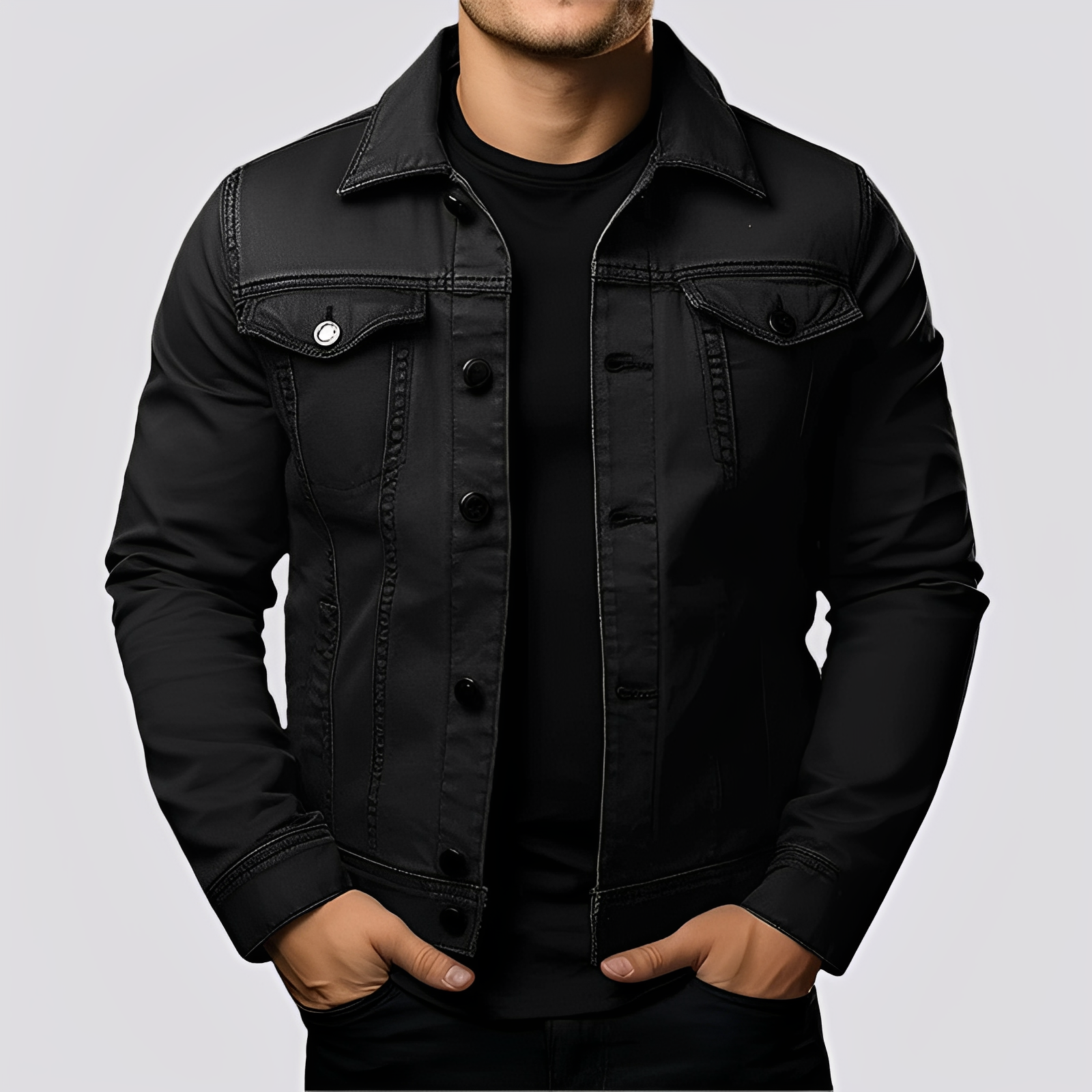 Maxwell - Traditionelle Männerjacke aus robustem Stoff