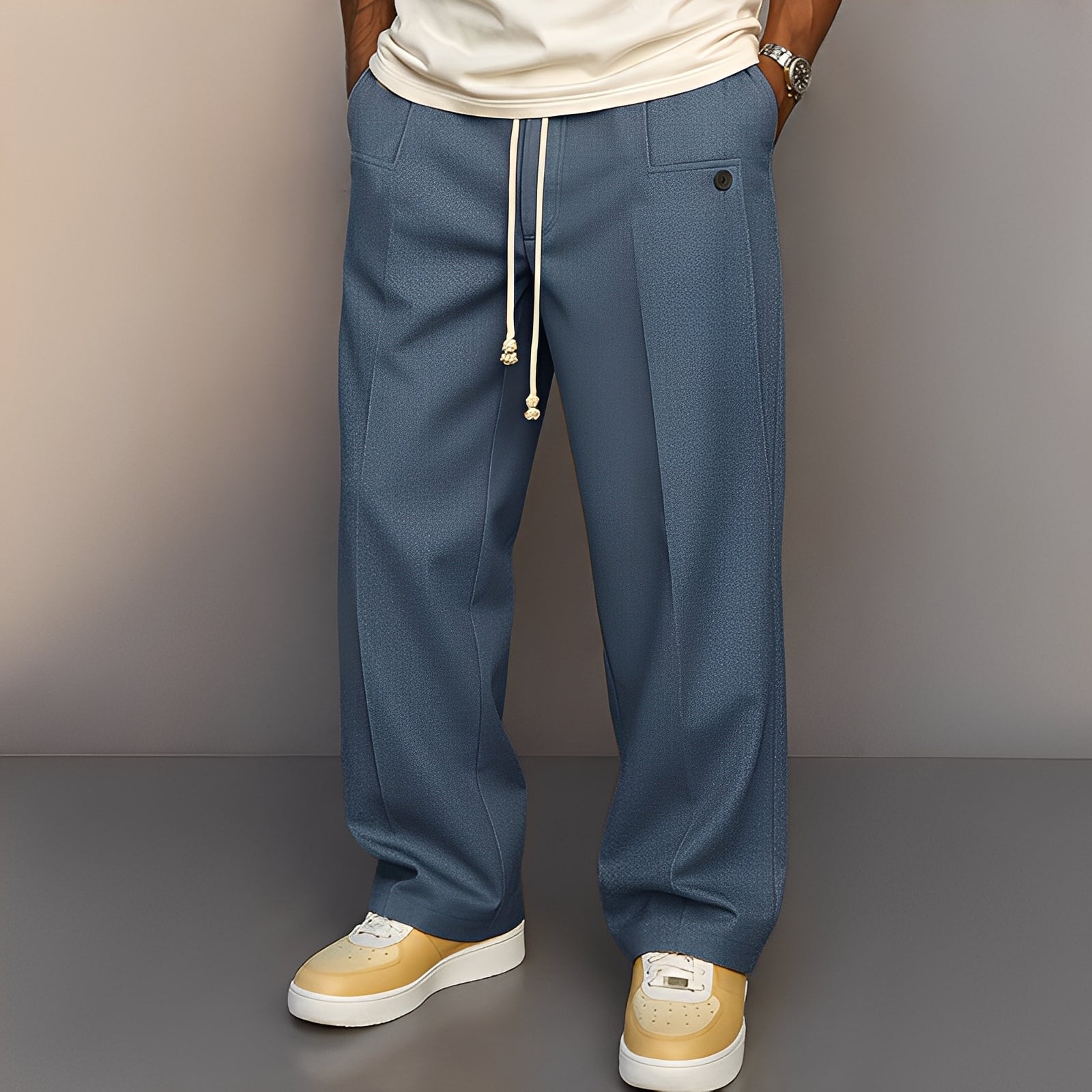 Henri - Bequeme Herrenhose mit Zugband