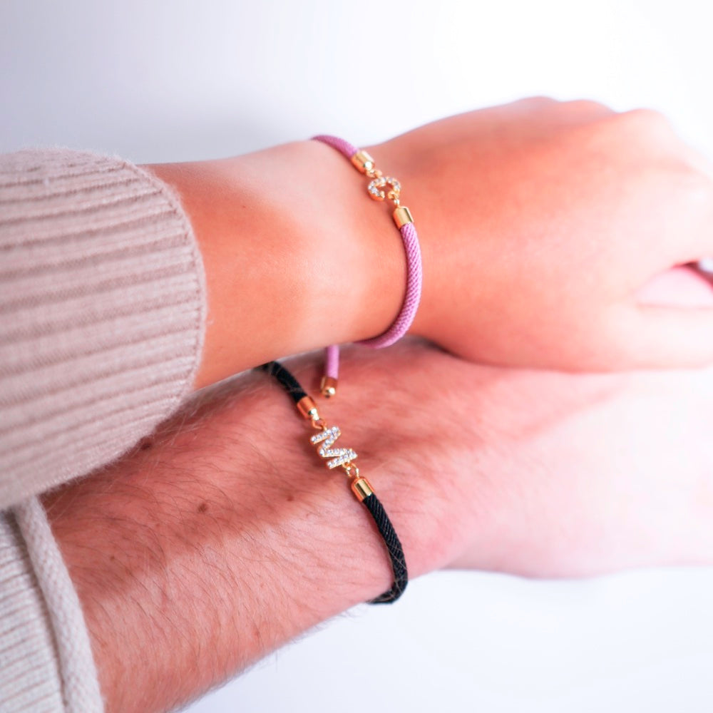 Calla – Verstellbares Armband mit graviertem Anfangsbuchstaben