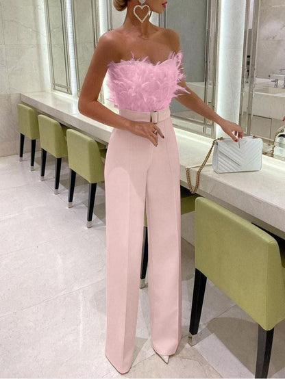 Frola - Eleganter Overall mit Bustier-Top