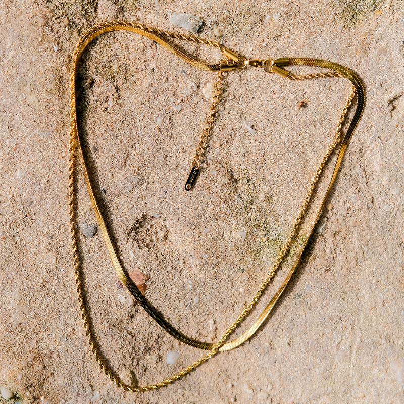 Nicole – Mehrlagige Goldkette