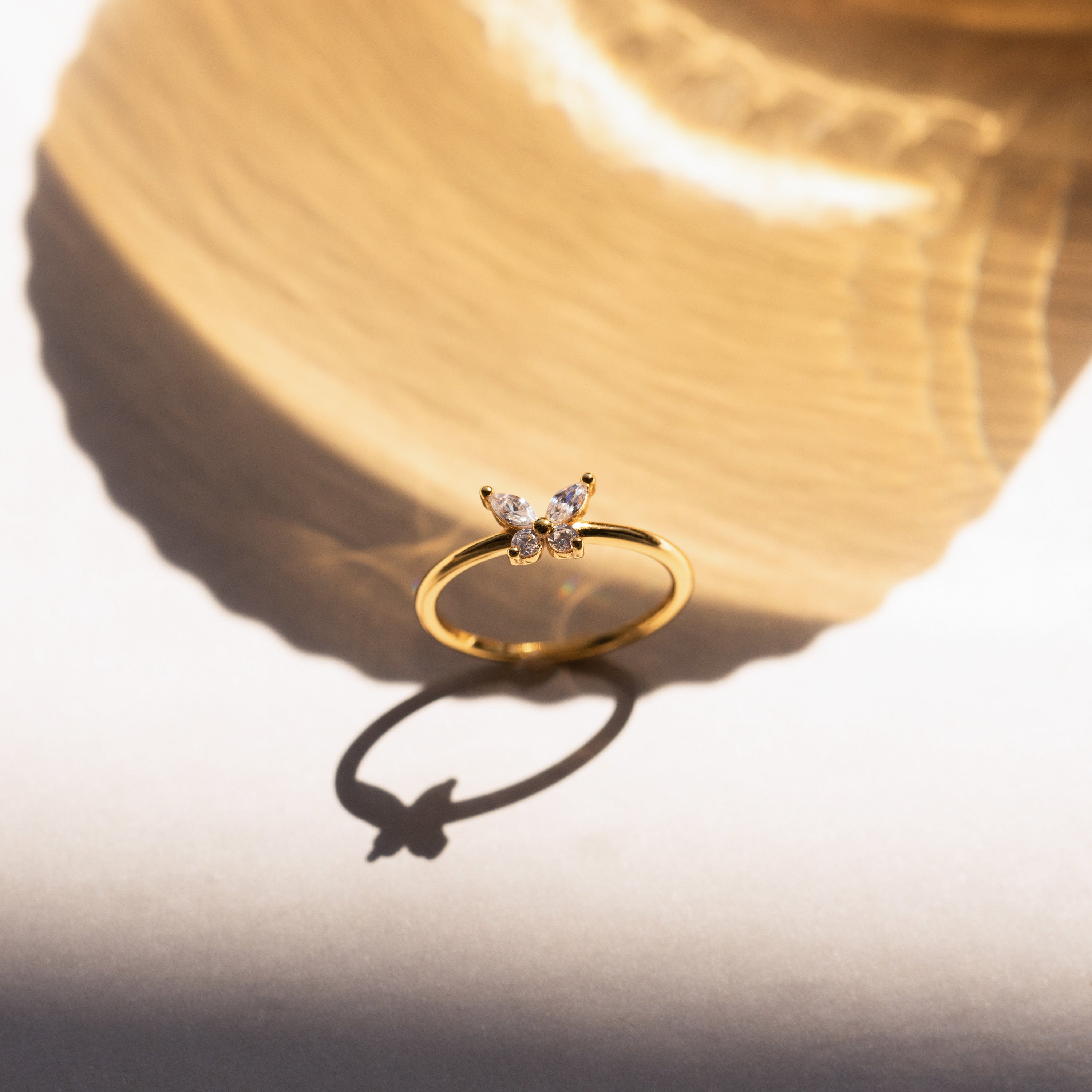 Schmetterling – Eleganter Diamantring